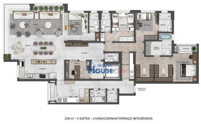 Imagem Apartamento com 4 Quartos à Venda, 238 m² em Vila Romana - São Paulo