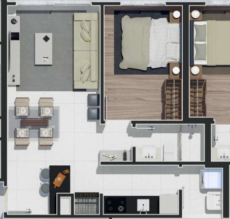 Imagem Apartamento com 1 Quarto à Venda, 65 m² em Zona Nova - Capão Da Canoa