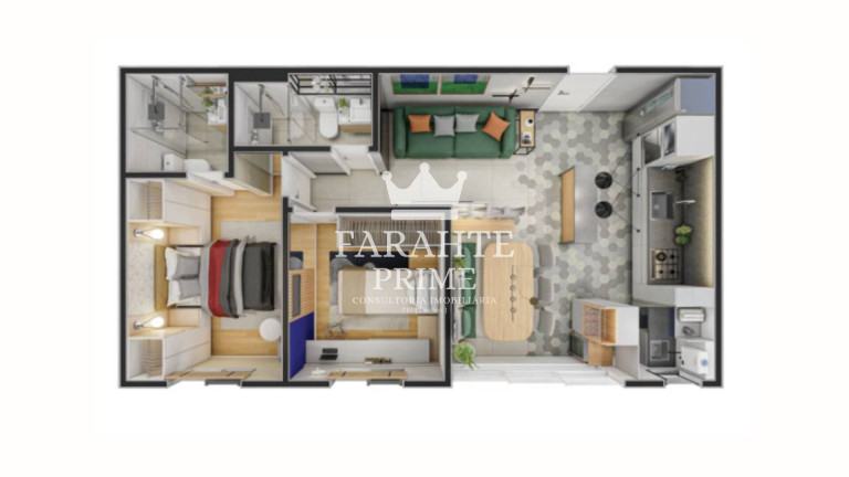 Imagem Apartamento com 2 Quartos à Venda, 55 m² em Campo Grande - Santos Imagem Apartamento com 2 Quartos à Venda, 55 m² em Campo Grande - Santos