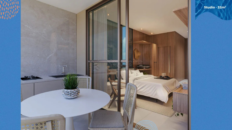Imagem Apartamento com 1 Quarto à Venda, 32 m² em Praia Dos Carneiros - Tamandaré