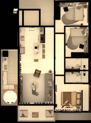 Imagem Apartamento com 3 Quartos à Venda, 100 m² em Cidade Nobre - Ipatinga