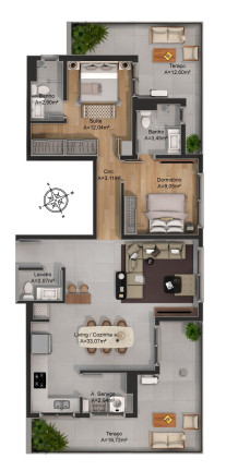 Imagem Apartamento com 2 Quartos à Venda, 88 m² em Petrópolis - Porto Alegre
