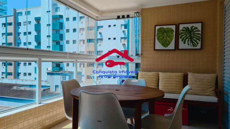 Foto do imóvel Apartamento com 3 Quartos à Venda, 105 m² em Canto Do Forte - Praia Grande