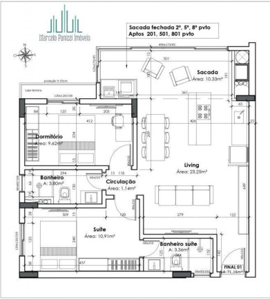 Imagem Apartamento com 2 Quartos à Venda, 71 m² em Borgo - Bento Gonçalves