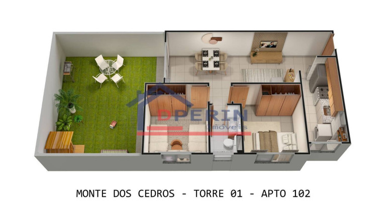 Imagem Apartamento com 2 Quartos à Venda, 48 m² em Parque Faber Castell Ii - São Carlos