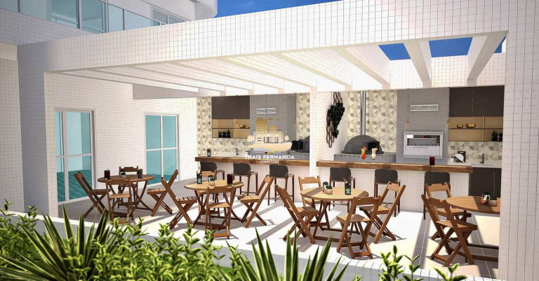 Apartamento com 2 Quartos à Venda, 102 m² em Ocian - Praia Grande