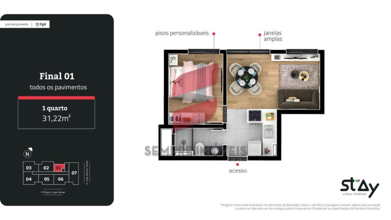 Imagem Apartamento com 2 Quartos à Venda, 60 m² em Tingui - Curitiba Imagem Apartamento com 2 Quartos à Venda, 60 m² em Tingui - Curitiba