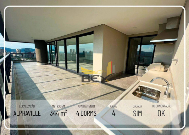 Imagem Apartamento com 4 Quartos à Venda, 344 m² em Alphaville Industrial - Barueri