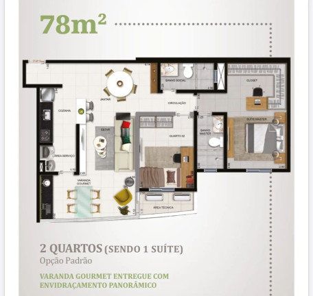 Imagem Apartamento com 2 Quartos à Venda, 78 m² em Jurunas - Belém Imagem Apartamento com 2 Quartos à Venda, 78 m² em Jurunas - Belém
