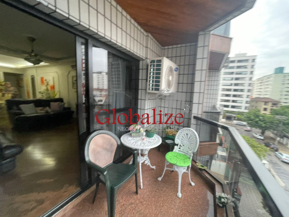 Imagem Imóvel com 3 Quartos à Venda, 139 m² em Campo Grande - Santos