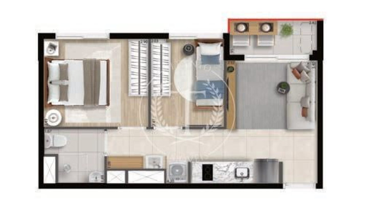 Imagem Apartamento com 2 Quartos à Venda, 34 m² em Perdizes - São Paulo