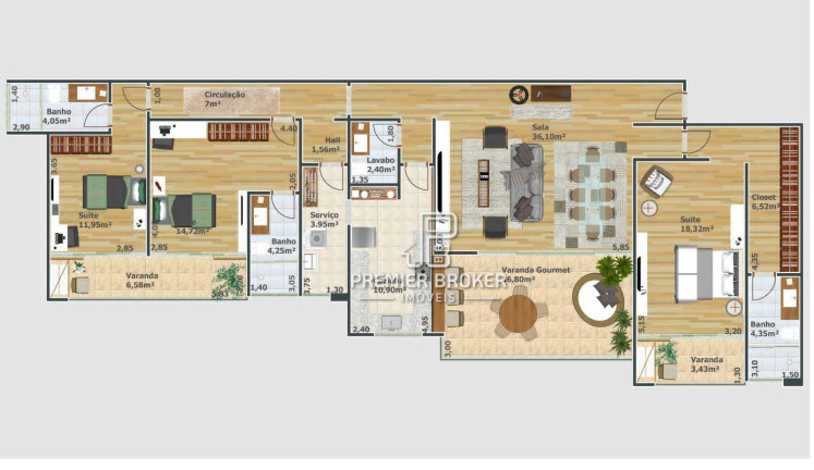 Imagem Apartamento com 3 Quartos à Venda, 198 m² em Centro - Nova Friburgo Imagem Apartamento com 3 Quartos à Venda, 198 m² em Centro - Nova Friburgo