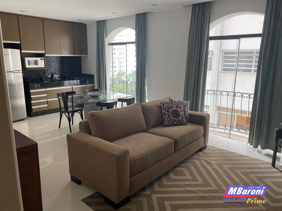 Imagem Apartamento com 1 Quarto para Alugar, 75 m² em Jardim Paulista - São Paulo