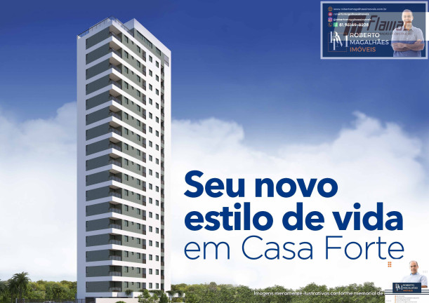Apartamento com 3 Quartos à Venda, 84 m² em Casa Forte - Recife