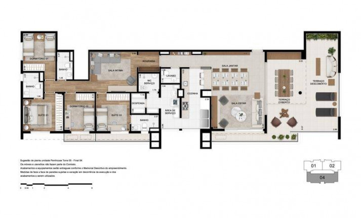Imagem Apartamento com 3 Quartos à Venda, 211 m² em Swiss Park - Campinas