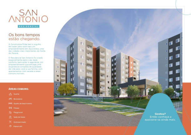 Imagem Apartamento com 2 Quartos à Venda, 39 m² em Núcleo Habitacional Papa João Paulo I - Apucarana Imagem Apartamento com 2 Quartos à Venda, 39 m² em Núcleo Habitacional Papa João Paulo I - Apucarana