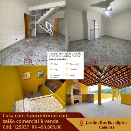 Imagem Casa com 3 Quartos à Venda, 242 m² em Jardim Dos Eucaliptos - Caieiras
