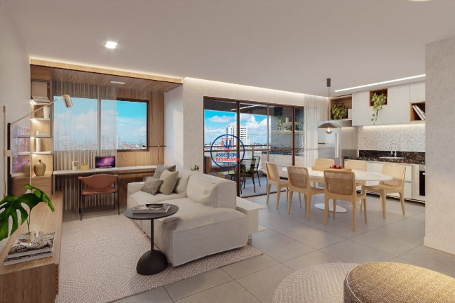Apartamento com 2 Quartos para Alugar ou Temporada, 61 m² em Lagoa Nova - Natal