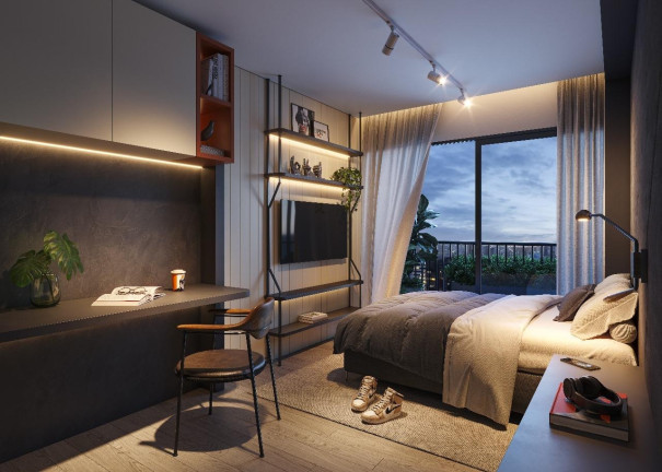 Imagem Apartamento com 1 Quarto à Venda, 23 m² em Cristo Rei - Curitiba