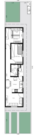 Casa com 2 Quartos à Venda, 52 m² em Residencial Antares - Taubaté