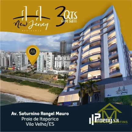 Imagem Apartamento com 3 Quartos à Venda, 75 m² em Praia De Itaparica - Vila Velha