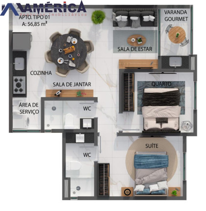 Imagem Imóvel com 3 Quartos à Venda, 69 m² em Bancarios - João Pessoa