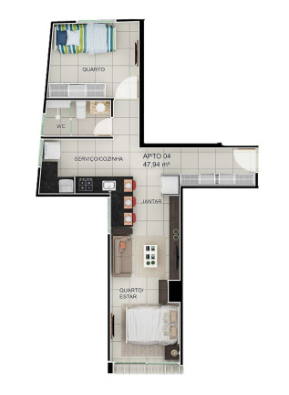 Imagem Apartamento com 3 Quartos à Venda, 78 m² em Jardim Oceania - João Pessoa