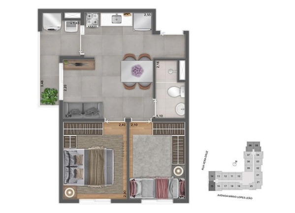Imagem Apartamento com 1 Quarto à Venda, 28 m² em Santo Amaro - São Paulo Imagem Apartamento com 1 Quarto à Venda, 28 m² em Santo Amaro - São Paulo