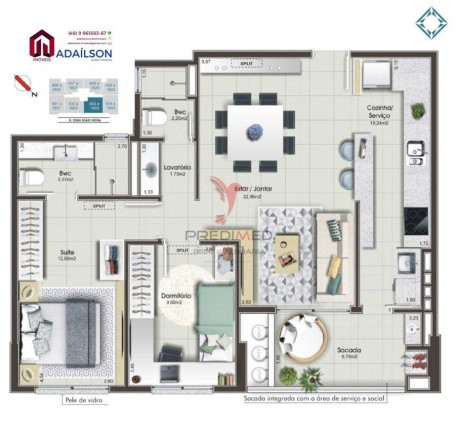 Imagem Apartamento com 2 Quartos à Venda, 80 m² em Campinas - São José Imagem Apartamento com 2 Quartos à Venda, 80 m² em Campinas - São José