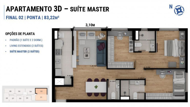 Imagem Imóvel com 3 Quartos à Venda, 82 m² em Jardim Europa - Porto Alegre Imagem Imóvel com 3 Quartos à Venda, 82 m² em Jardim Europa - Porto Alegre