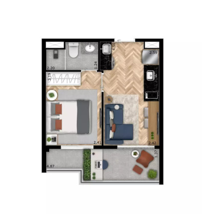 Imagem Apartamento com 1 Quarto à Venda, 31 m² em Pinheiros - São Paulo Imagem Apartamento com 1 Quarto à Venda, 31 m² em Pinheiros - São Paulo