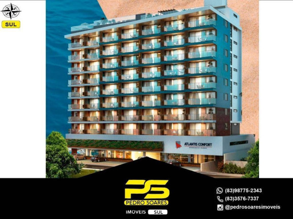 Apartamento com 2 Quartos à Venda, 61 m² em Tambaú - João Pessoa