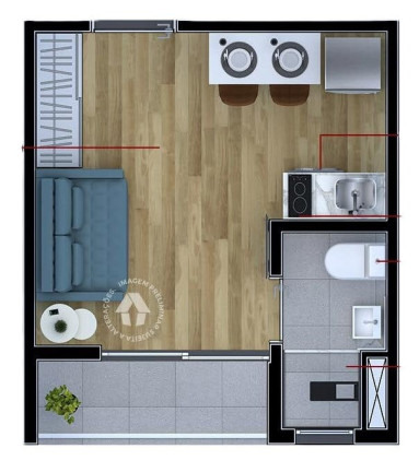 Imagem Apartamento com 1 Quarto à Venda, 28 m² em Penha De França - São Paulo