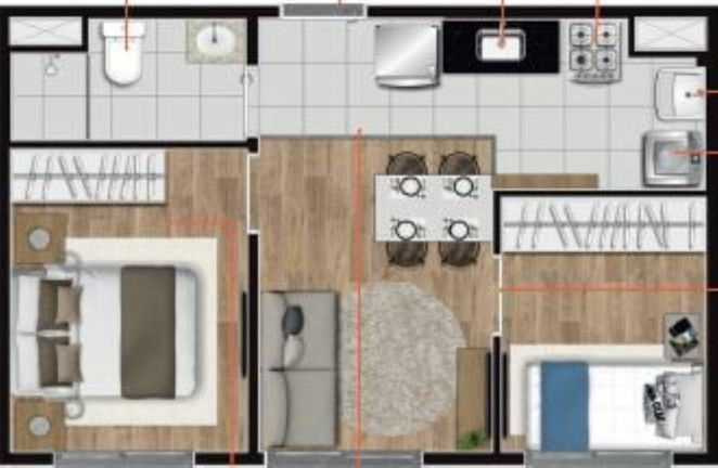 Imagem Apartamento com 2 Quartos à Venda, 36 m² em Jardim Miriam - São Paulo Imagem Apartamento com 2 Quartos à Venda, 36 m² em Jardim Miriam - São Paulo