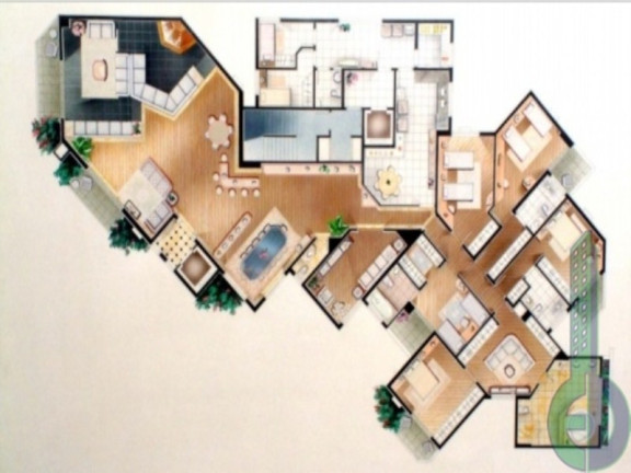 Imóvel com 5 Quartos à Venda, 454 m² em Jardim - Santo Andre