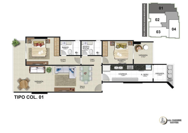 Imagem Apartamento com 2 Quartos à Venda, 73 m² em São Judas Tadeu - Guarapari Imagem Apartamento com 2 Quartos à Venda, 73 m² em São Judas Tadeu - Guarapari