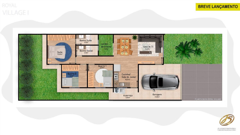 Imagem Casa de Condomínio com 3 Quartos à Venda, 99 m² em Parque Dos Pirineus - Anápolis