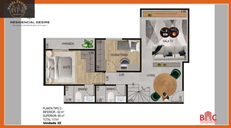Imagem Apartamento com 2 Quartos à Venda, 59 m² em Centro - São Bernardo Do Campo