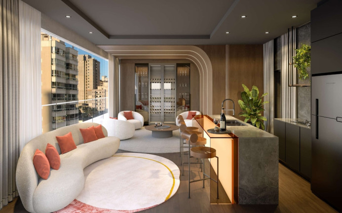 Imagem Apartamento com 2 Quartos à Venda, 70 m² em Morretes - Itapema