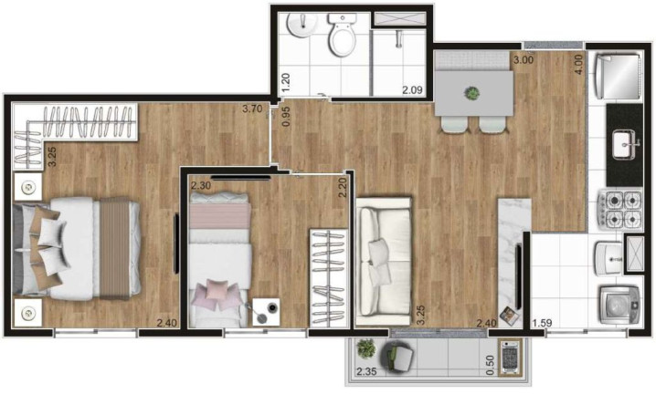 Imagem Apartamento com 2 Quartos à Venda, 37 m² em Jaguaré - São Paulo Imagem Apartamento com 2 Quartos à Venda, 37 m² em Jaguaré - São Paulo