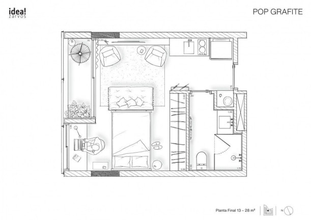 Imagem Studio com 1 Quarto à Venda, 29 m² em Vila Madalena - São Paulo