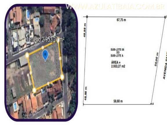 Imagem Terreno à Venda, 2.953 m² em Vila Giglio - Atibaia Imagem Terreno à Venda, 2.953 m² em Vila Giglio - Atibaia