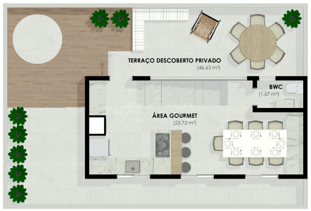 Imagem Apartamento com 2 Quartos à Venda, 45 m² em Bacacheri - Curitiba Imagem Apartamento com 2 Quartos à Venda, 45 m² em Bacacheri - Curitiba