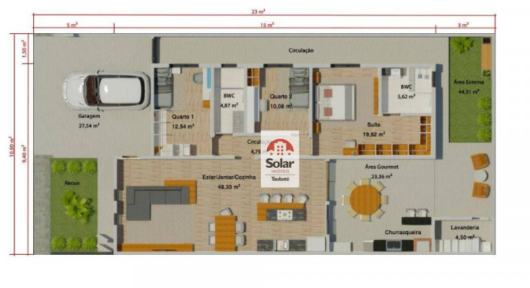 Imagem Casa com 3 Quartos à Venda, 173 m² em Areão - Tremembé