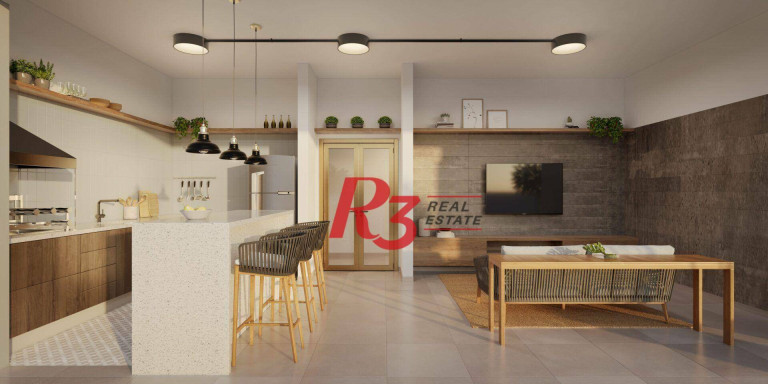 Imagem Apartamento com 1 Quarto à Venda, 58 m² em Ponta Da Praia - Santos