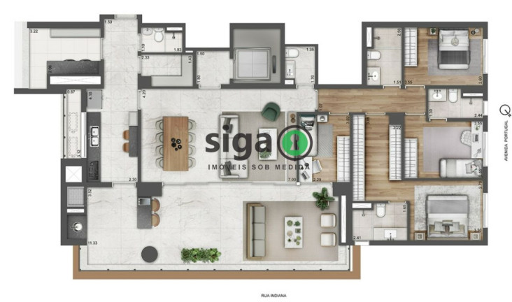 Imagem Apartamento com 4 Quartos à Venda, 205 m² em Brooklin - São Paulo Imagem Apartamento com 4 Quartos à Venda, 205 m² em Brooklin - São Paulo