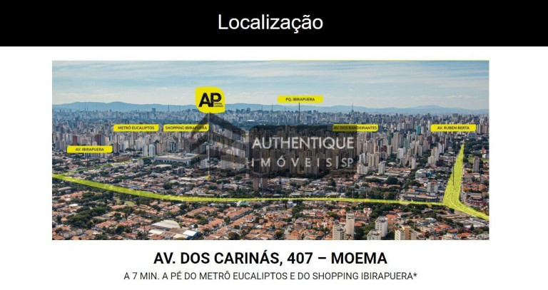 Imagem Apartamento com 1 Quarto à Venda, 36 m² em Moema - São Paulo