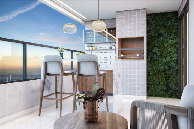 Imagem Apartamento com 1 Quarto à Venda, 52 m² em Maracanã - Praia Grande