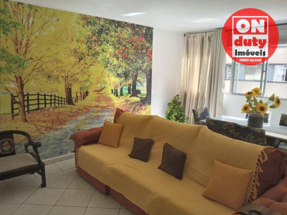 Apartamento com 2 Quartos à Venda ou Locação, 110 m² em Gonzaga - Santos