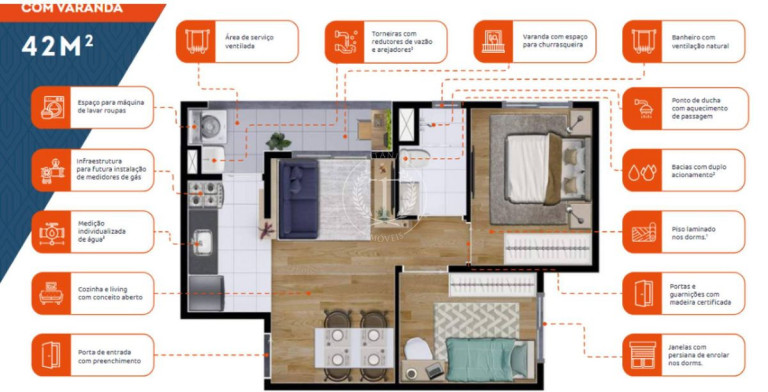 Imagem Apartamento com 2 Quartos à Venda, 42 m² em Vila Guilherme - São Paulo
